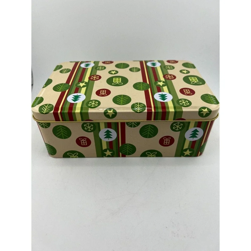 Vintage Christmas‎ Holiday 2 Lbs Cookie Gift Tin